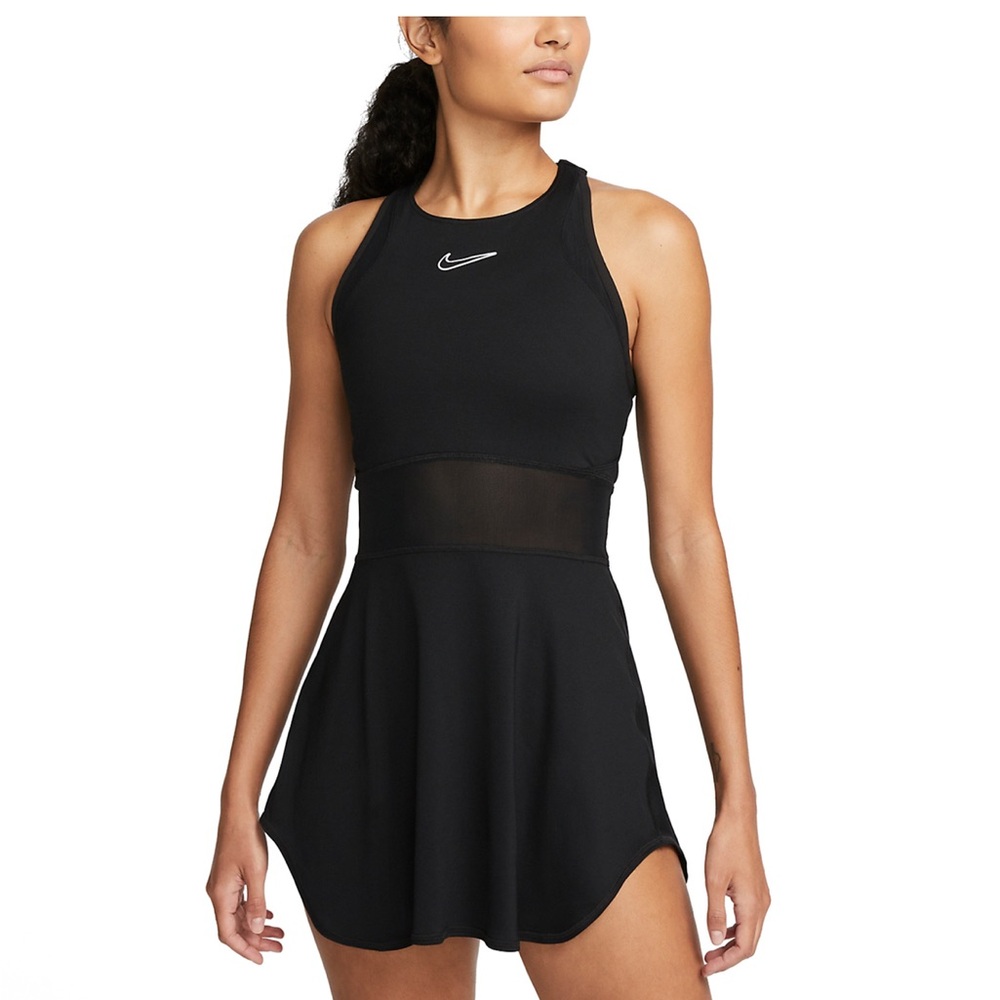 NikeCourt Dri-FIT Slam Women's Tennis Dress | black | s large